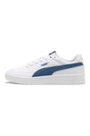 Weiße Sneaker mit blauem Profil Court Classic Clean Puma