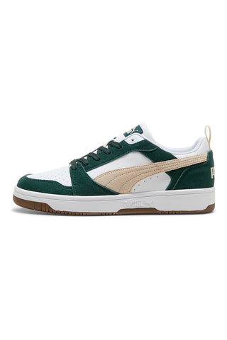 Sneakers basse verdi e beige SoftFoam Rebound V6 Low SD Puma