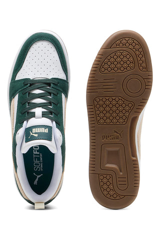 Grüne und beige SoftFoam Rebound V6 Low SD Puma niedrige Sneakers