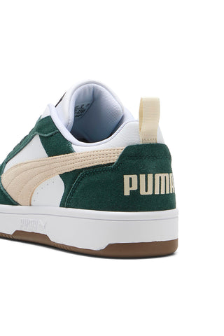 Grüne und beige SoftFoam Rebound V6 Low SD Puma niedrige Sneakers
