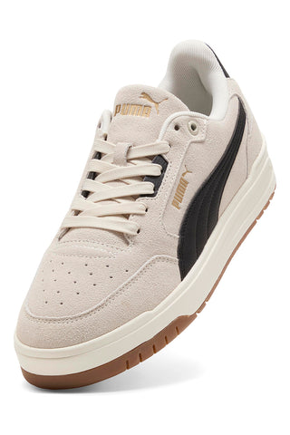 Sneakers beige in tessuto scamosciato con dettagli neri Puma Shuffle Downtown SD