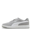 Sneakers grigie in pelle scamosciata con suola in gomma Puma Court Classic Clean SD