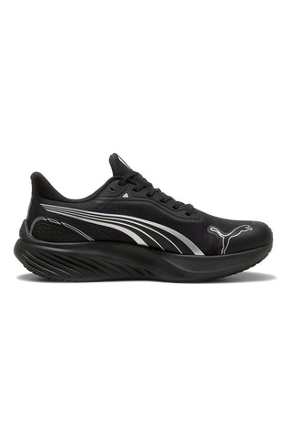 Puma POUNCE LITE PTX Schwarze wasserdichte Laufschuhe mit PURETEX-Membran