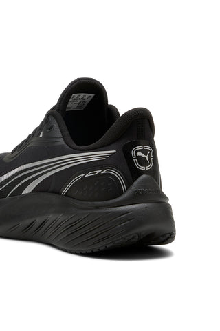 Puma POUNCE LITE PTX Schwarze wasserdichte Laufschuhe mit PURETEX-Membran