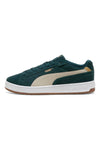 Puma Court Classico SD Sneaker aus dunkelgrünem Wildleder mit beigen Details
