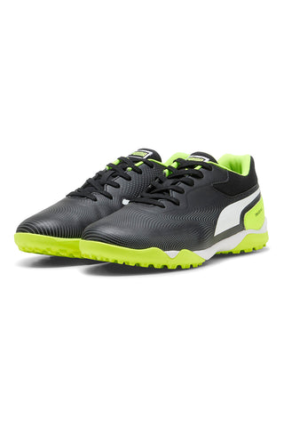 Scarpe calcio nere e giallo fluo in materiale sintetico Puma Truco III TT