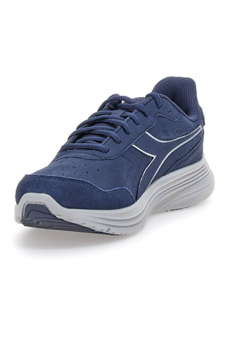Blaue Sneakers Diadora Eagle 8 S aus atmungsaktivem Stoff
