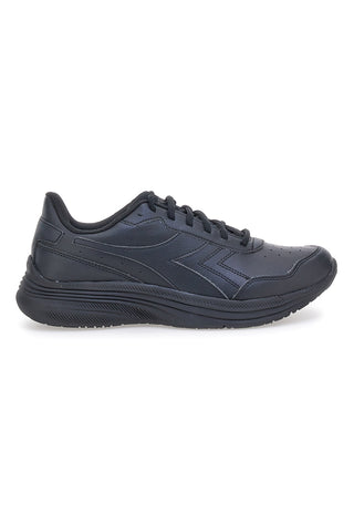Champion – Newman – Schwarze Synthetik-Sneaker im Basketball-Stil