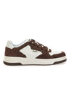 Sneakers bianche e marroni con inserti scamosciati Diadora Ginger S