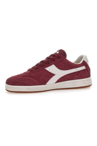Sneakers bordeaux in tessuto scamosciato Diadora Kick