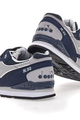 Blaue und graue Diadora N.92 DD Comfort Sneakers