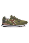 Diadora N.92 – Sneaker aus Stoff und Wildleder in Militärgrün