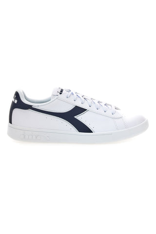 Sneakers bianche con dettagli blu Diadora 178327 C4656