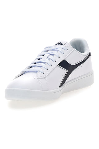 Sneakers bianche con dettagli blu Diadora 178327 C4656