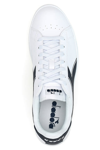 Sneakers bianche con dettagli blu Diadora 178327 C4656