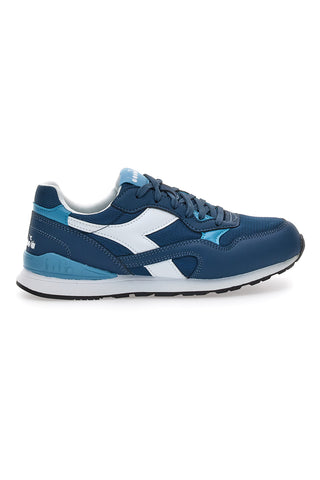 Sneakers nere da bambina con maxi-suola bianca Diadora Game Step PS Sneakers nere da bambina con maxi-suola bianca Diadora Game Step PS