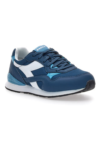 Blaue Sneakers Diadora N.92 GS mit weißen Details