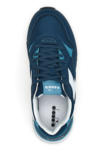 Blaue Sneakers Diadora N.92 GS mit weißen Details