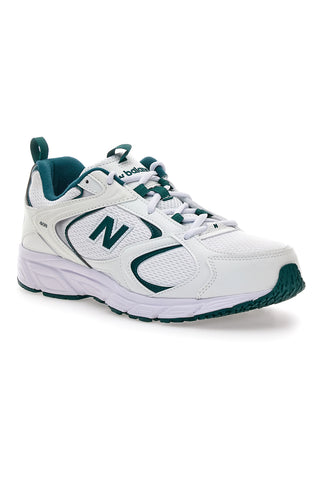 Sneakers bianche con inserti verdi New Balance ML408T