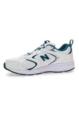 Sneakers bianche con inserti verdi New Balance ML408T