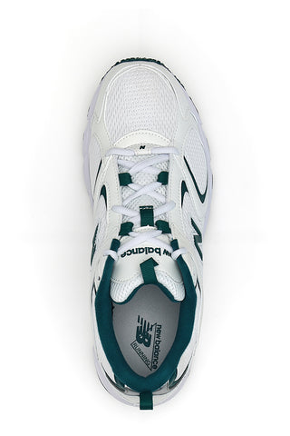 Sneakers bianche con inserti verdi New Balance ML408T