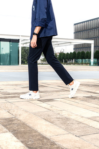 Sneakers beige con dettagli navy New Balance ML408Q