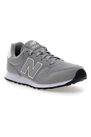 New Balance 500 – Graue Stoff-Sneaker