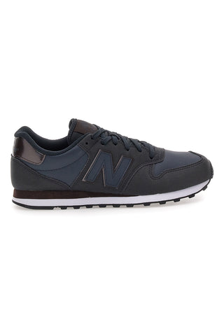 Dunkelblaue Sneakers New Balance 500 mit seitlichem Logo