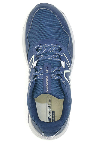 Scarpe running blu in mesh con suola trail New Balance MT410CN8