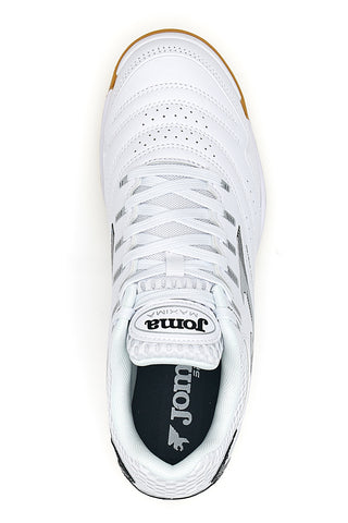 Scarpe futsal bianche con suola indoor Joma Maxima 2502