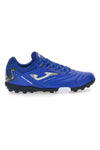Scarpe blu calcio turf con tomaia traforata Joma Maxima 2404