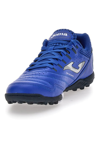 Joma Maxima 2404 blaue Rasen-Fußballschuhe mit perforiertem Obermaterial