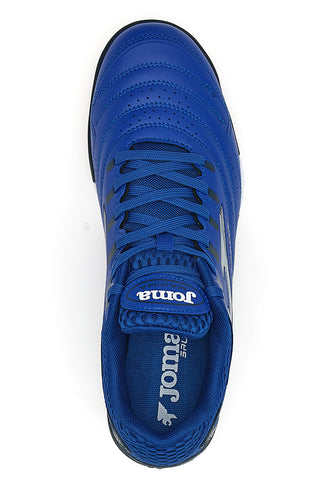 Scarpe blu calcio turf con tomaia traforata Joma Maxima 2404