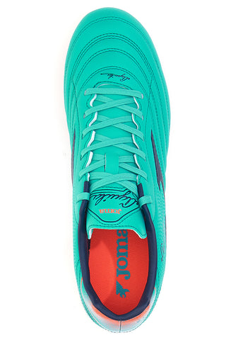 Scarpe da calcio verde acqua e arancioni Joma Aguila 2527
