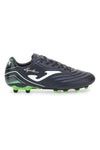 Joma Aguila 2501 schwarze Fußballschuhe mit grünen Details