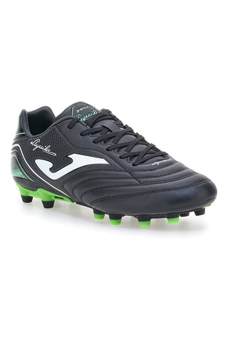 Joma Aguila 2501 schwarze Fußballschuhe mit grünen Details