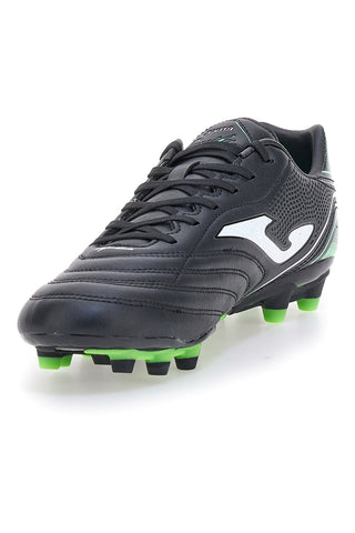 Joma Aguila 2501 schwarze Fußballschuhe mit grünen Details