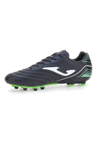 Joma Aguila 2501 schwarze Fußballschuhe mit grünen Details