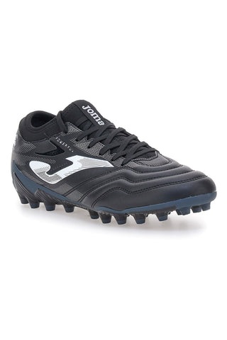 Joma Powerful 2501AG Schwarze Fußballschuhe für Kunstrasen