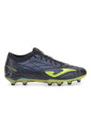 Scarpe da calcio nere con tacchetti FG e dettagli lime Joma Evolution 2531 Firm Ground