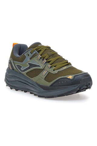 Joma Shock Men 2523 Atmungsaktive Army Green Trail-Laufschuhe