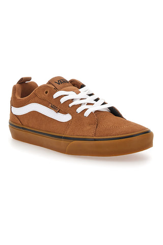 Sneakers chipmunk in pelle con suola skate Vans Filmore