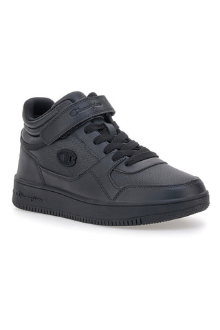 Champion – RD18 Mid – Schwarze Mid-Top-Sneaker mit Klettverschluss