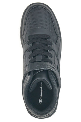 Champion – RD18 Mid – Schwarze Mid-Top-Sneaker mit Klettverschluss
