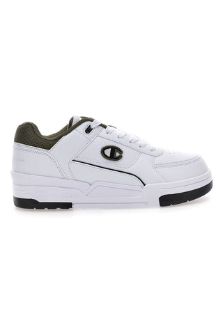 Sneakers bianche con dettagli verde e nero Champion RD18 HERITAGE LOW