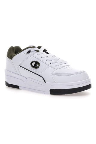 Weiße Sneaker mit grünen und schwarzen Details Champion RD18 HERITAGE LOW