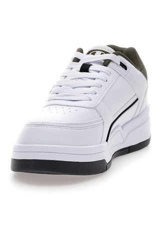 Sneakers bianche con dettagli verde e nero Champion RD18 HERITAGE LOW