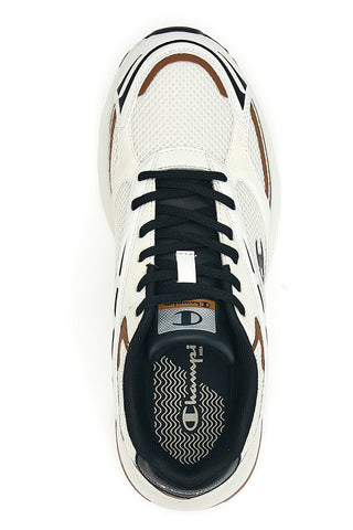Beige Sneakers mit mehrfarbigen Details Champion CHAMP 2K
