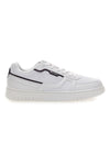 Sneakers bianche con profili neri Champion Clay Evolve