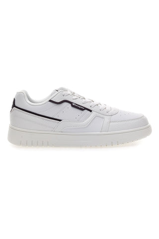 Weiße Sneakers „Clay Evolve“ von Champion mit schwarzen Profilen